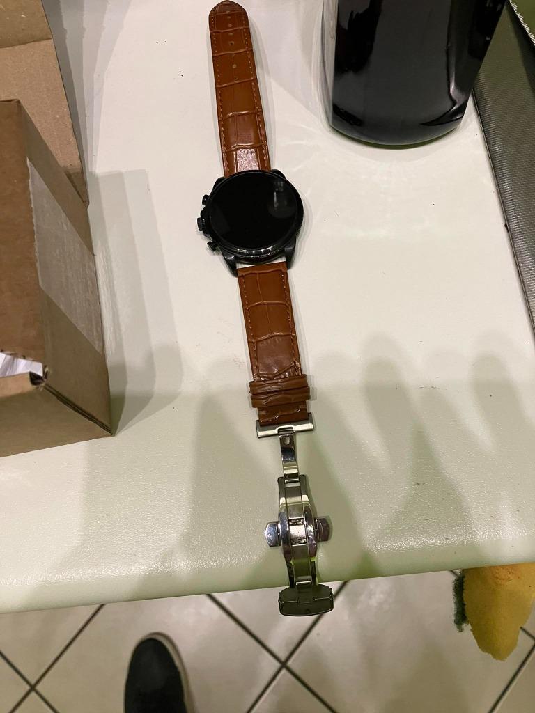 Fossil smartwatch GEN6 (IOS COMPATIBLE), Handtassen en Accessoires, Smartwatches, Ophalen, Zwart, Fossil, IOS
