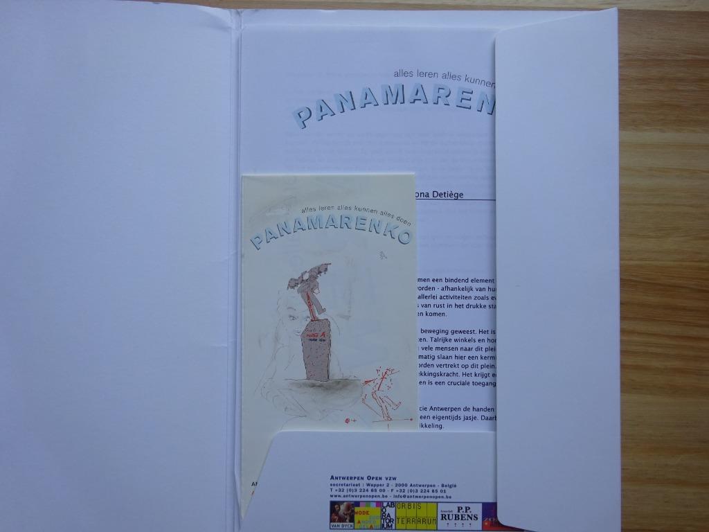 Panamarenko infomap Zomer van Antwerpen 2003, Ophalen of Verzenden, Nieuw, Beeldhouwkunst