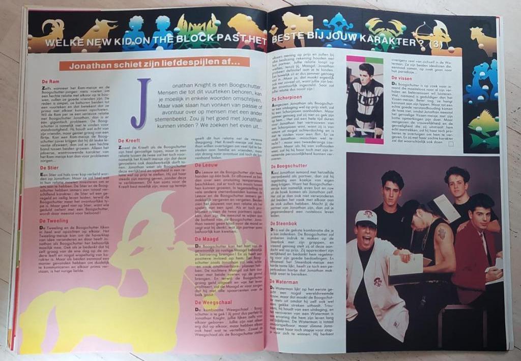 tijdschriftartikels New Kids On The Block (NKOTB) (Joepie), Enlèvement ou Envoi