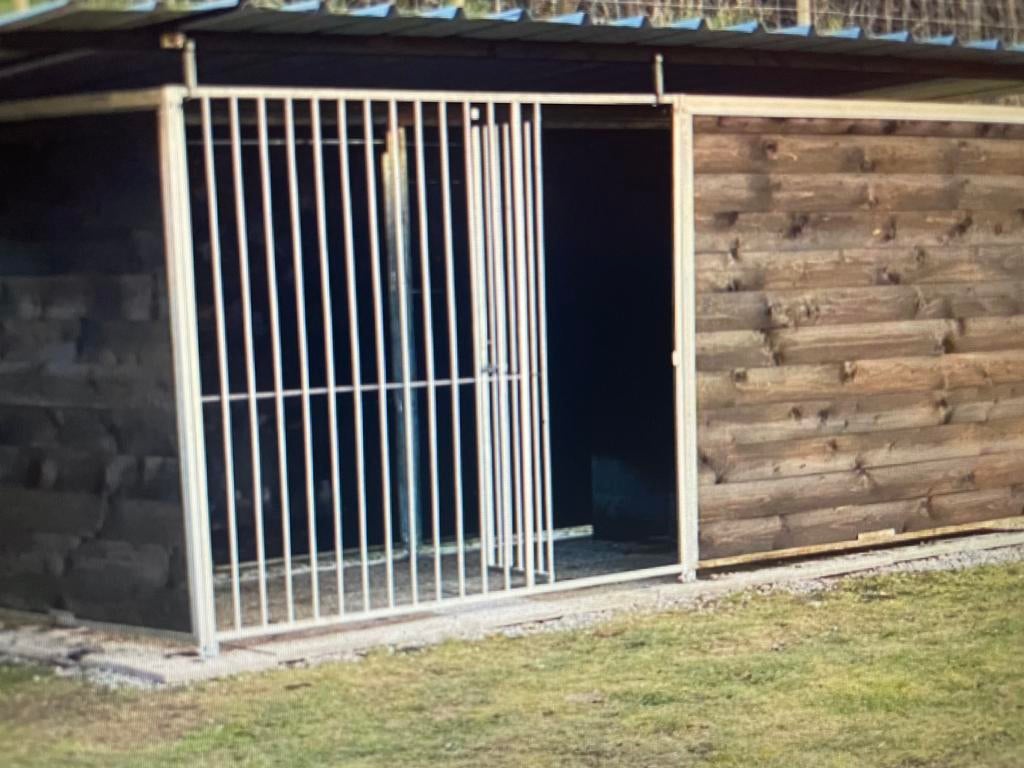 Chenil chien woodpro 2mx4m neuf, Ophalen, Zo goed als nieuw, Hondenkennel