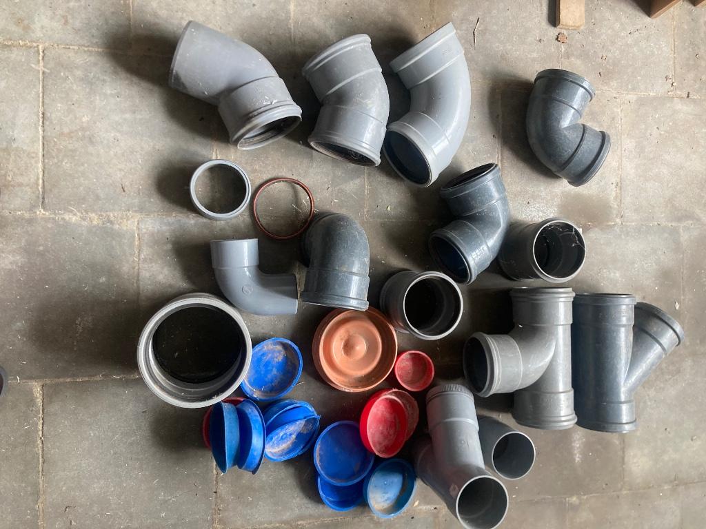 PVC bochten, Doe-het-zelf en Bouw, Ophalen, Bochten, PVC, Nieuw