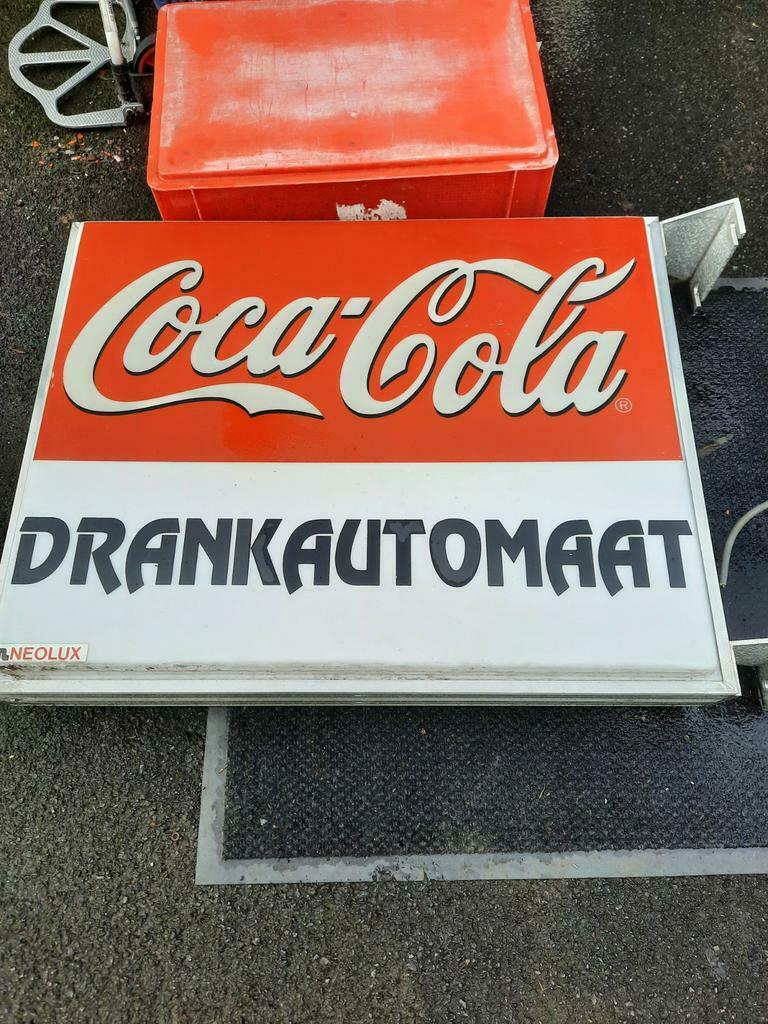 Coca-Cola lichtbak  . Dubbelzijdig en nog lichtbakken ., Ophalen