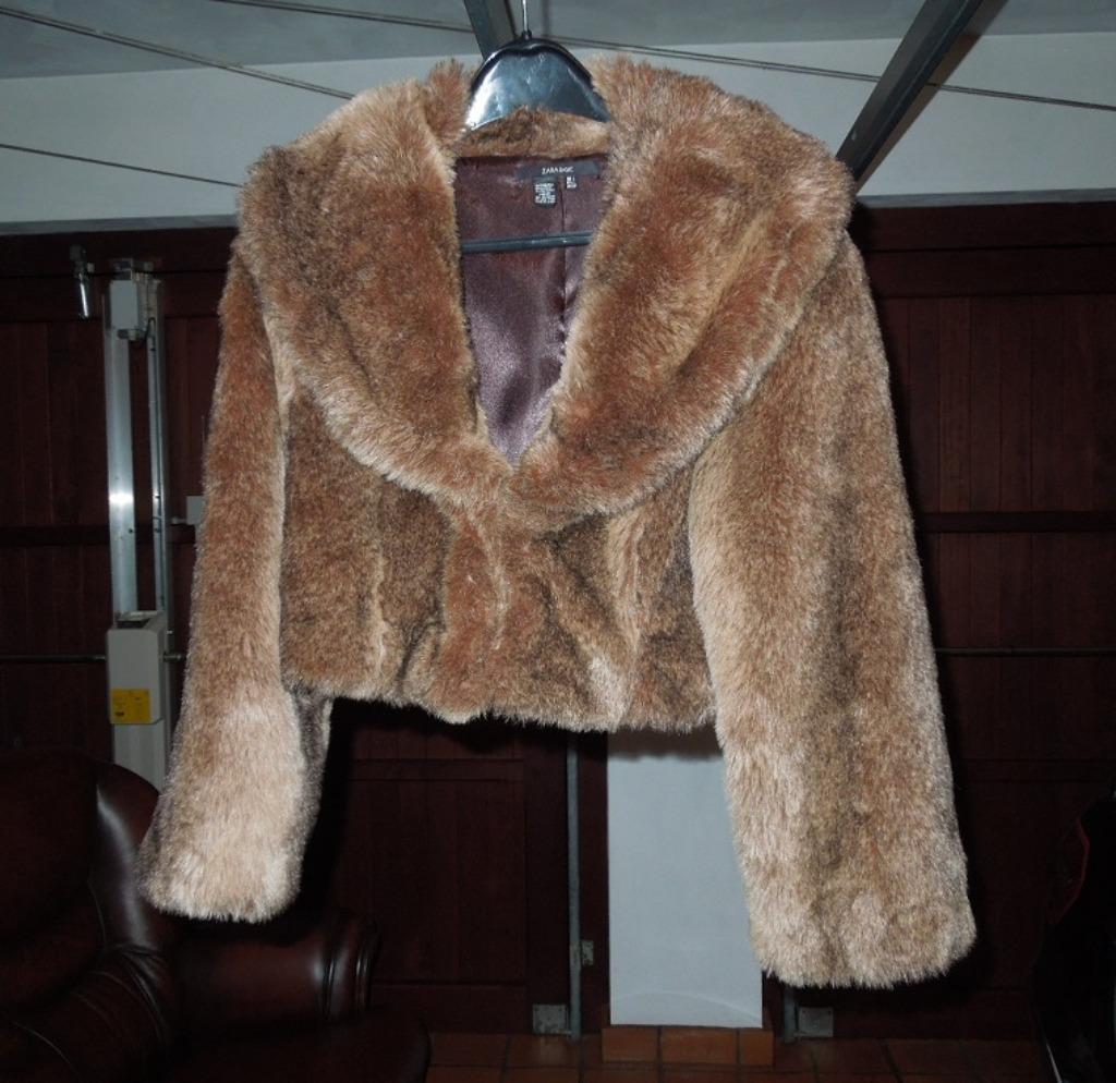 Veste en fausse fourrure, Vêtements | Femmes, Vestes | Hiver, Taille 42/44 (L), Enlèvement ou Envoi, Zara, Comme neuf