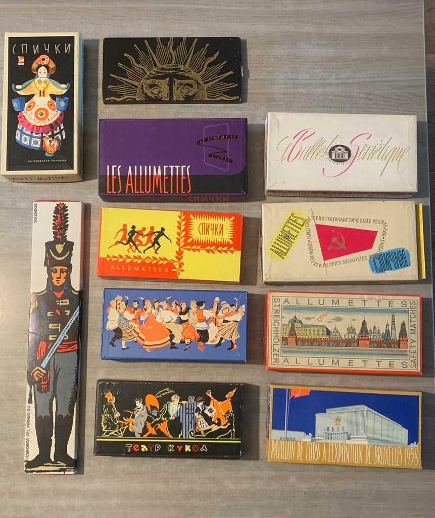 Uitzonderlijke collectie luciferdoosjes jaren 1958-1960 -‘69, Verzamelen, Rookartikelen, Aanstekers en Luciferdoosjes, Ophalen of Verzenden