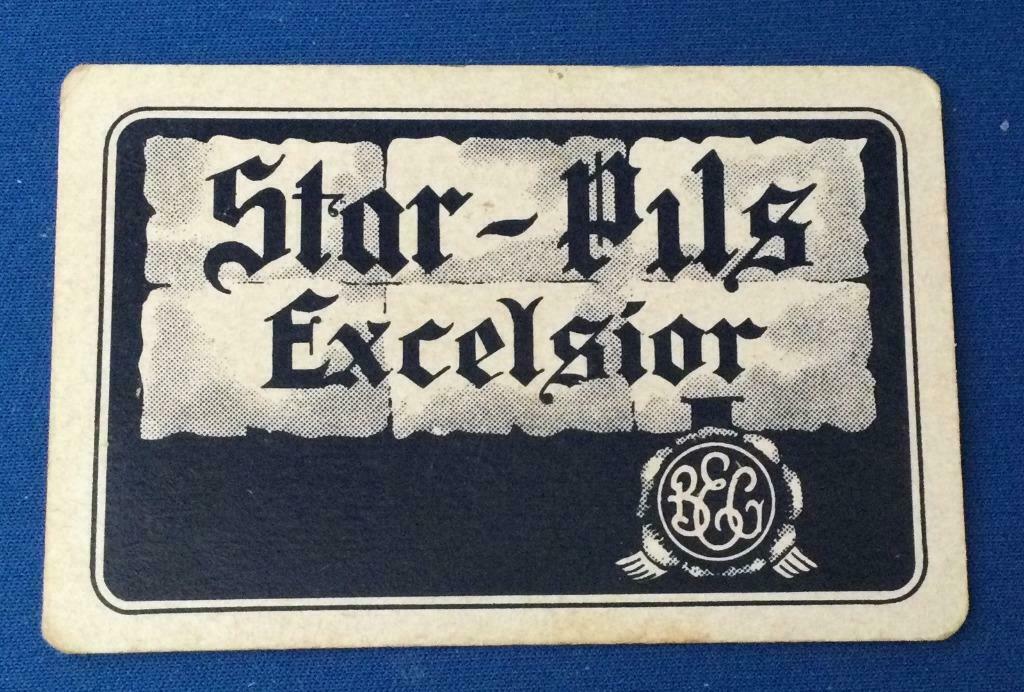speelkaart brouwerij bier Star pils excelsior Meiresonne, Collections, Enlèvement ou Envoi, Comme neuf