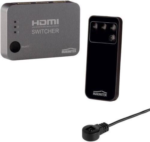 Video/audio-schakelaar Connect 310 UHD 3 x HDMI, Ophalen of Verzenden, Nieuw
