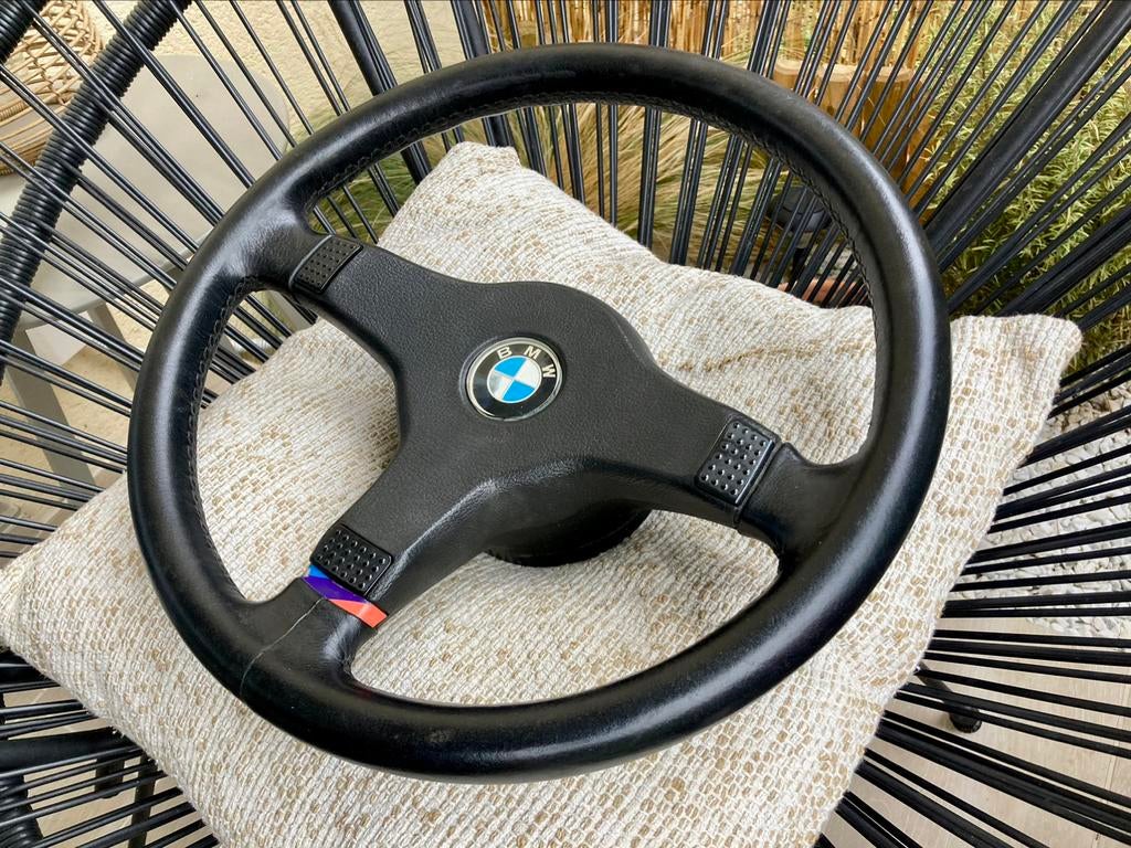 Volant BMW Mtech 1 M technic 1 E30 370mm M3 318is, Autos : Pièces & Accessoires, Enlèvement ou Envoi, BMW