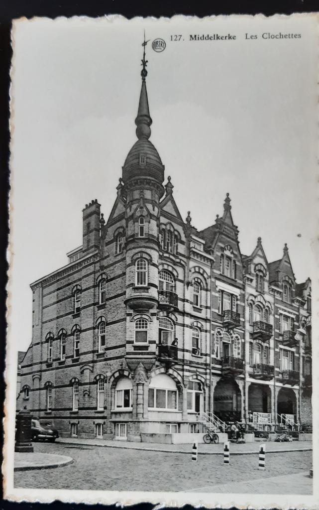 MIDDELKERKE Les villas de la Digue ZEEDIJK VINTAGE map, Enlèvement