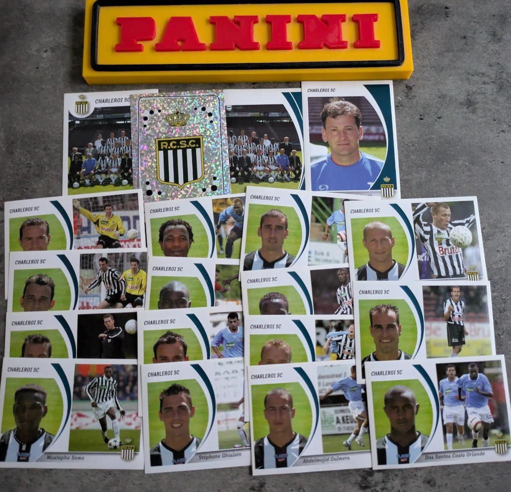 Panini football 2005 19X SP. Autocollants foot CHARLEROI, Hobby & Loisirs créatifs, Autocollants & Images, Neuf, Envoi