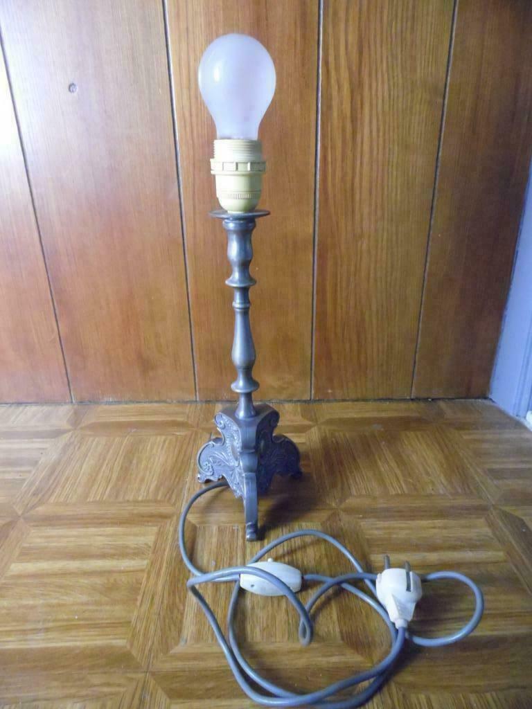 Tinnen lamp, Enlèvement ou Envoi, Utilisé, Métal