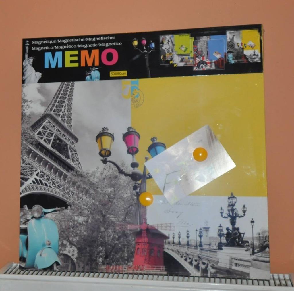CASA tableau toile memo 50x50 neuf emballé, Ophalen of Verzenden, Nieuw, Magneetbord