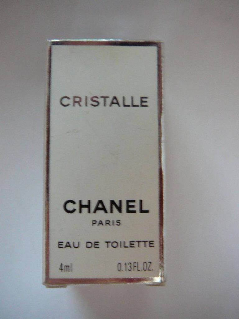 mini flacon de parfum Chanel Cristalle EDT 4 ml complet avec, Enlèvement ou Envoi, Comme neuf, Miniature, Plein