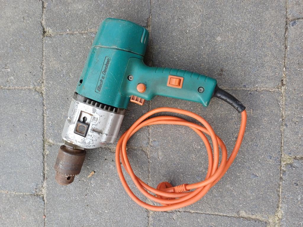 Black en Dekker boormachine, Doe-het-zelf en Bouw, Gereedschap | Boormachines, Ophalen of Verzenden, Gebruikt, 400 tot 600 watt