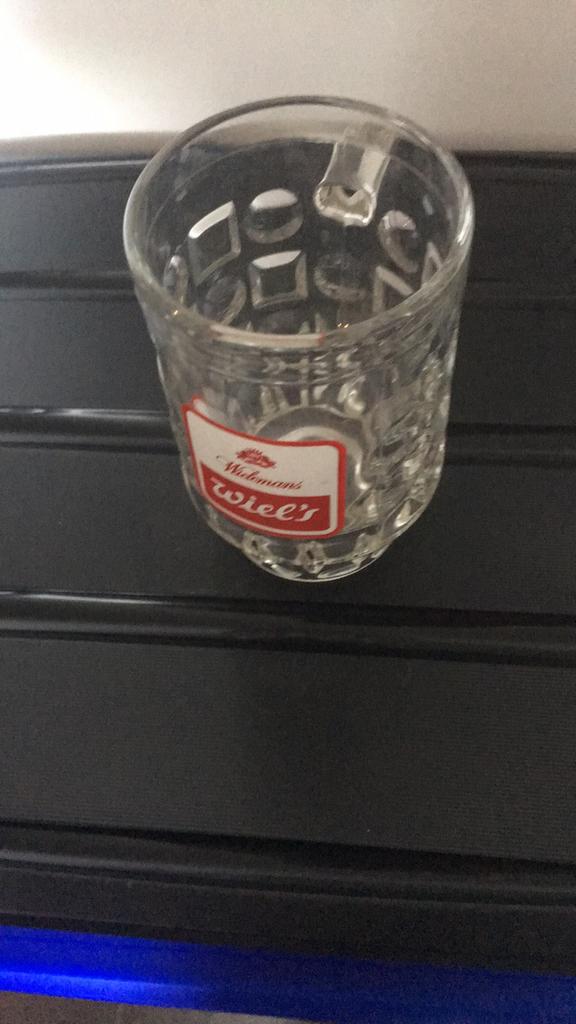 Verre à bière Wiel's 0,5 l, Collections, Enlèvement ou Envoi, Comme neuf, Verre ou Verres, Autres marques