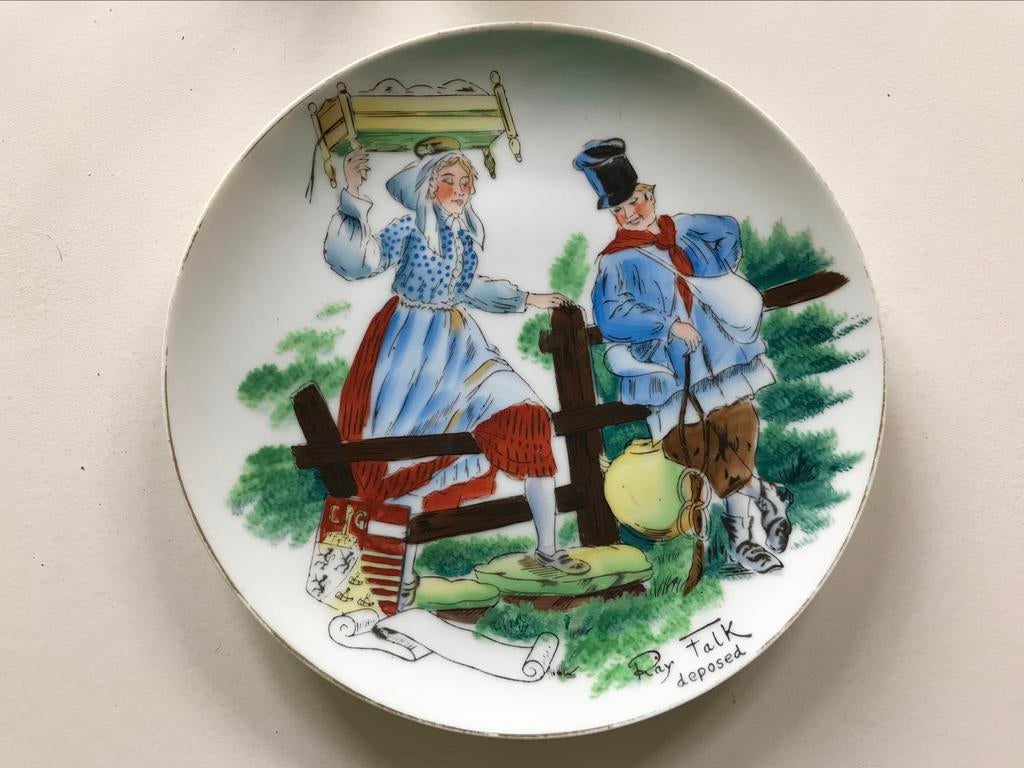 Bord Ray Falk deposed, Antiek en Kunst, Ophalen of Verzenden