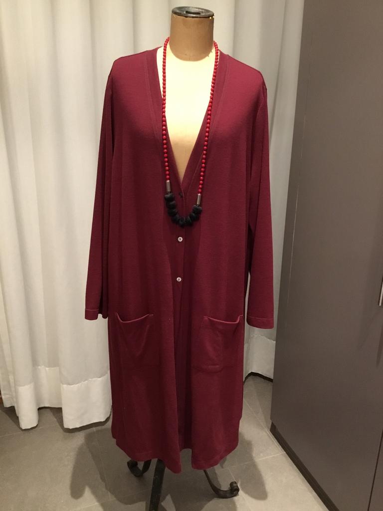 VERPASS, Lange cardigan, NIEUW, maat 44, Kleding | Dames, Grote Maten, Nieuw, Trui of Vest, Rood, Ophalen of Verzenden
