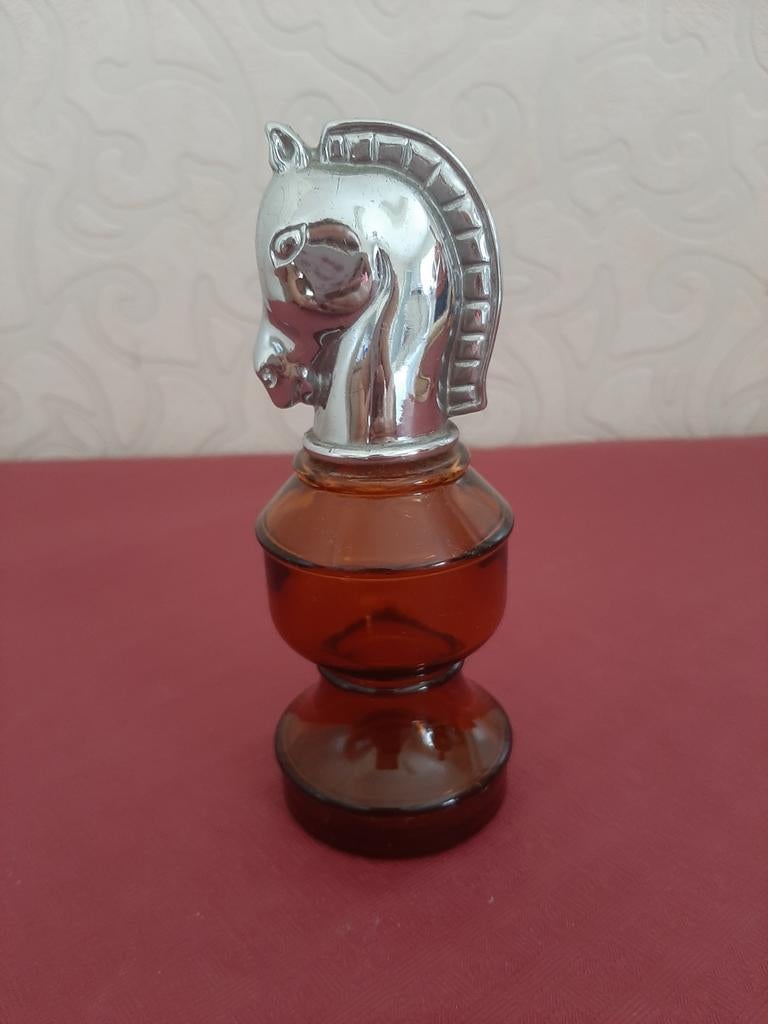 Vintage Avon aftershave fles – Schaakstuk paard – '70s, Verzamelen, Ophalen of Verzenden, Gebruikt