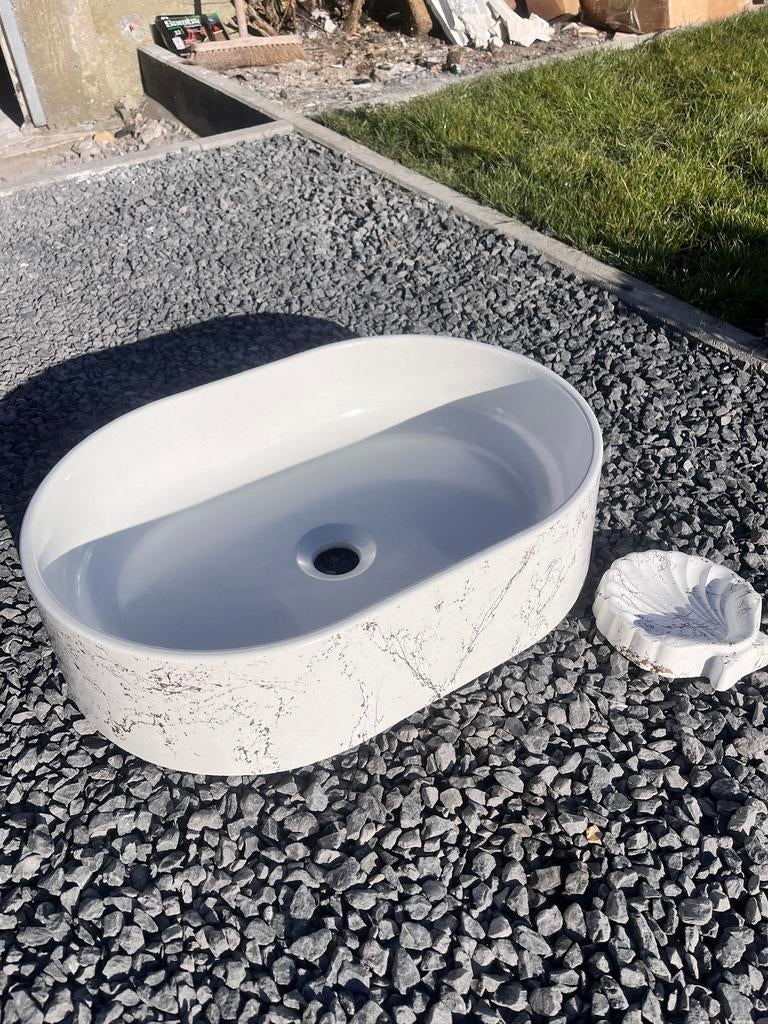 Lavabo gold marble, Enlèvement ou Envoi, Comme neuf