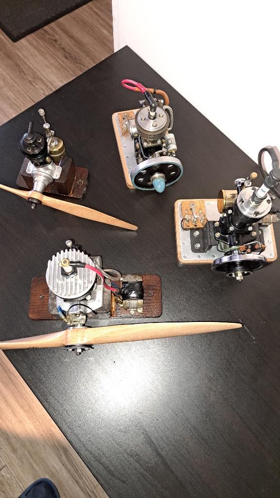 4 modelbouw moto's, Hobby en Vrije tijd, Ophalen