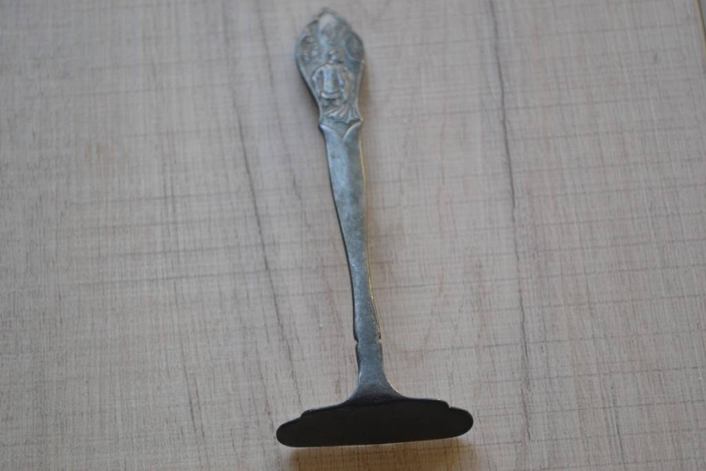 Botermesje, verzilverd, Antiek en Kunst, Ophalen of Verzenden