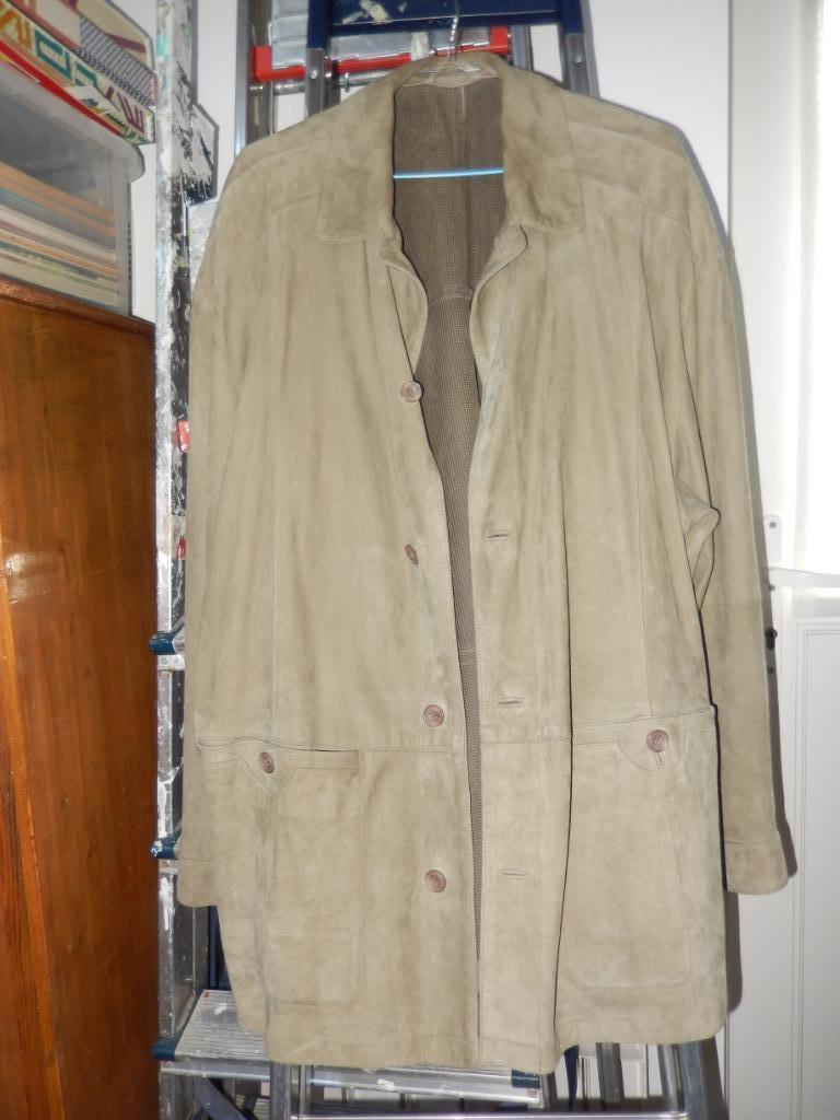 MANNENJAS ECHT LEDER STRIWA, Kleding | Heren, Jassen | Zomer, Andere, Maat 56/58 (XL), Ophalen of Verzenden, Gedragen