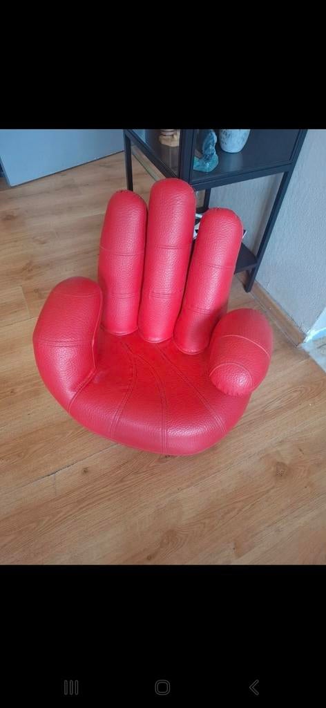 Fauteuil design main pivotante., Ophalen of Verzenden, Gebruikt