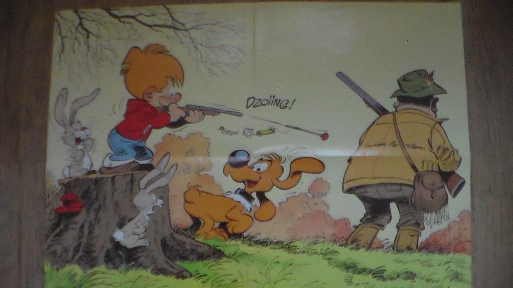 Poster Boule & Bill, Collections, Enlèvement ou Envoi, Autres personnages, Neuf, Image, Affiche ou Autocollant