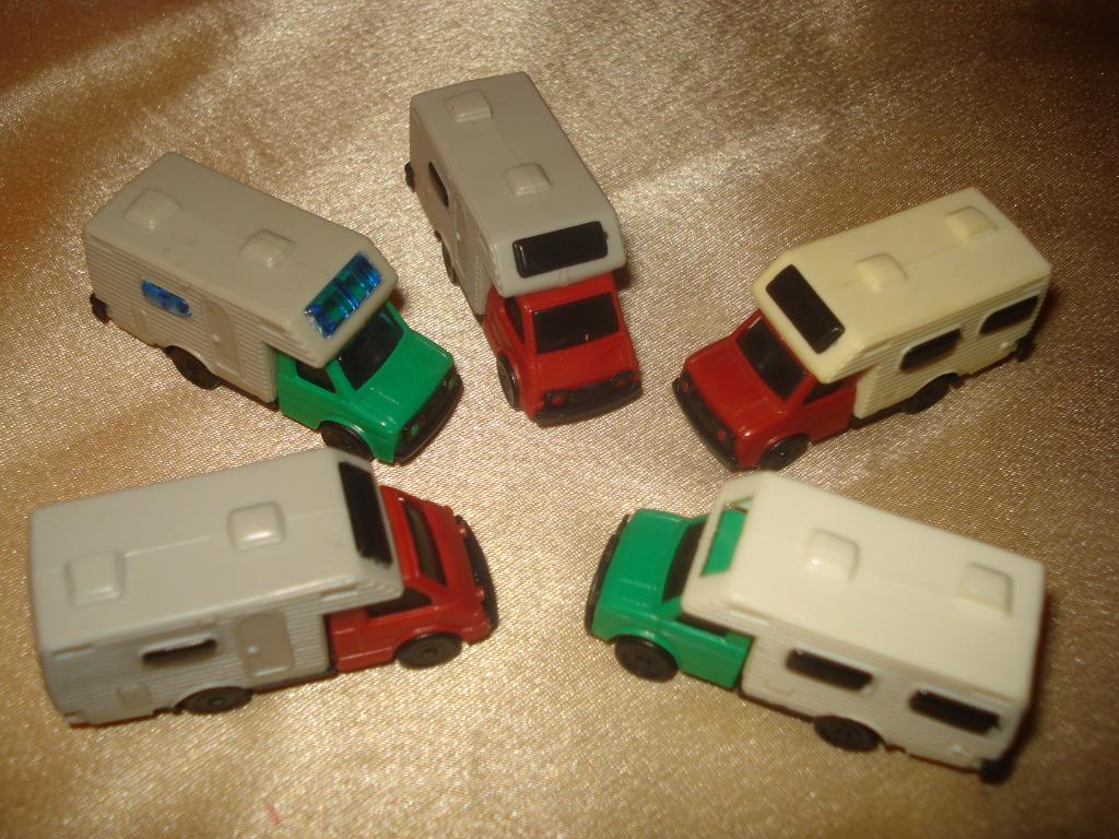 KINDER Ancienne Série de 5 Mobil-Homes 1985 Ferrero, Enlèvement ou Envoi, Comme neuf, Autres types