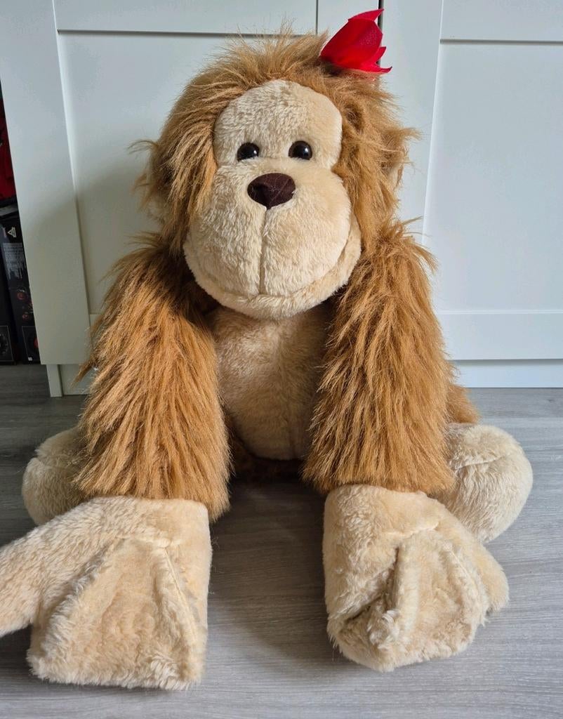 Grote aap, Kinderen en Baby's, Speelgoed | Knuffels en Pluche, Ophalen, Gebruikt, Overige typen