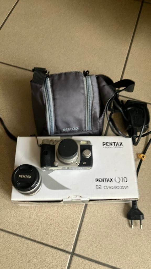 Pentax Q10 +zoom 5-15 + œil de poisson 3,2, TV, Hi-fi & Vidéo, Appareils photo numériques, Enlèvement ou Envoi, Comme neuf, Compact