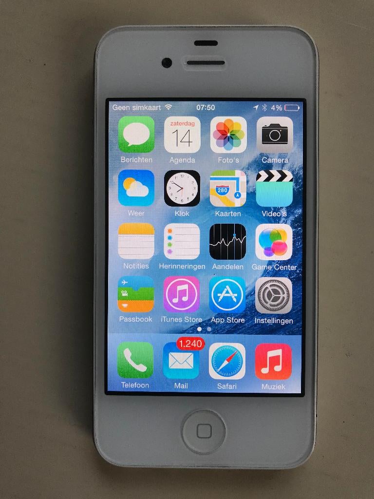 Iphone 5S 16 GB, Telecommunicatie, Mobiele telefoons | Apple iPhone, Gebruikt, 16 GB, Wit, Ophalen of Verzenden