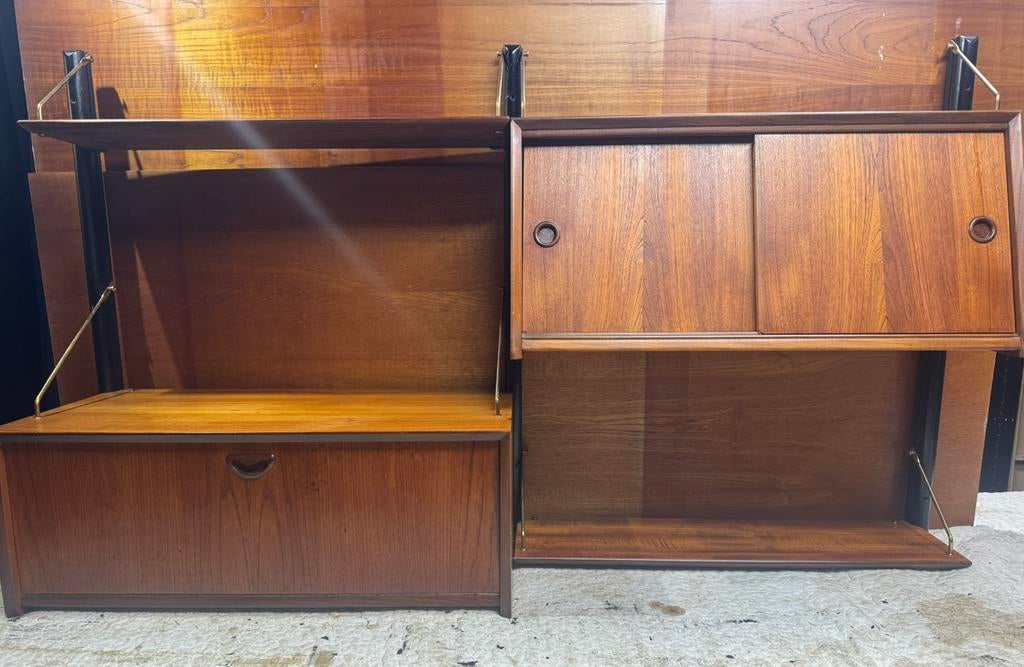 Louis van Teeffelen voor WeBe vintage modulair wandsysteem, Ophalen of Verzenden
