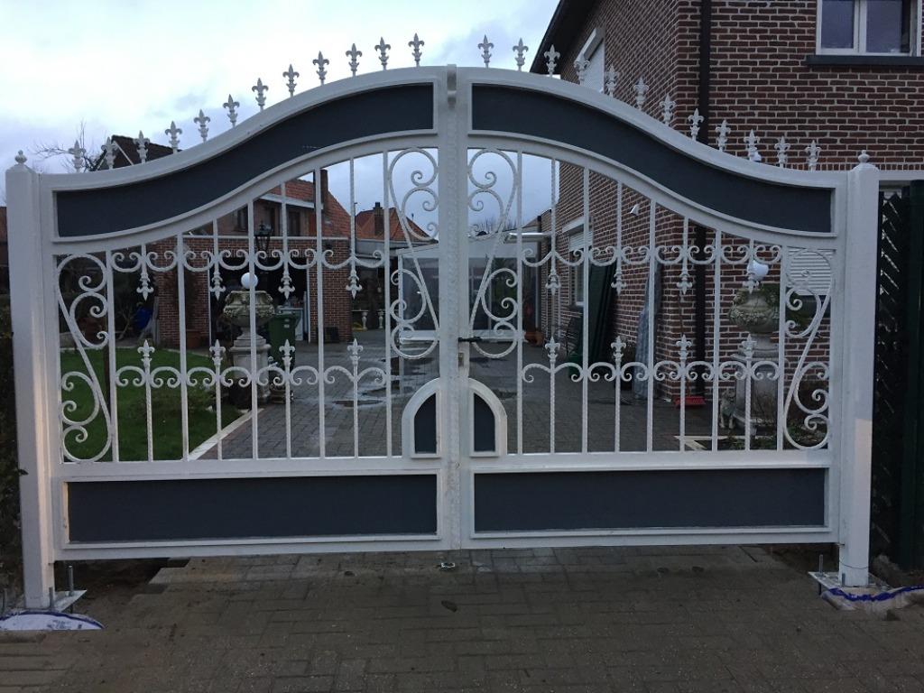 tuinpoorten /tuinpoort de lux  verschillende modellen, Tuin en Terras, Ophalen, 200 cm of meer, Nieuw, IJzer