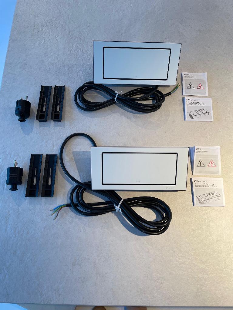 2 Prises EVOLINE blanches encastrables USB C, Enlèvement ou Envoi, Neuf, Prise de courant