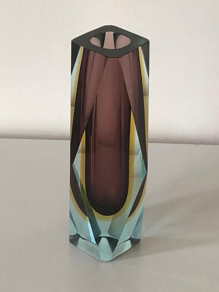 Murano Sommerso vaas, Ophalen of Verzenden