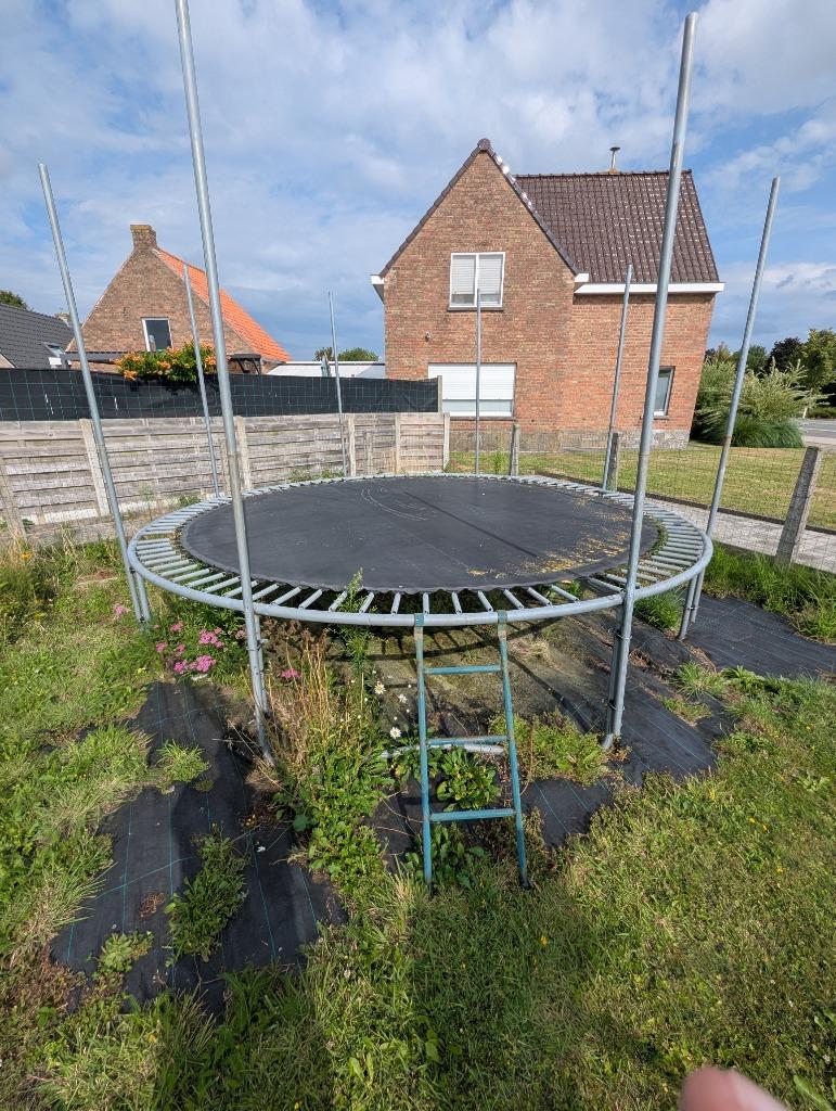 Trampoline Avyna Pro-line diameter 430 cm + veiligheidsnet, Ophalen, Gebruikt