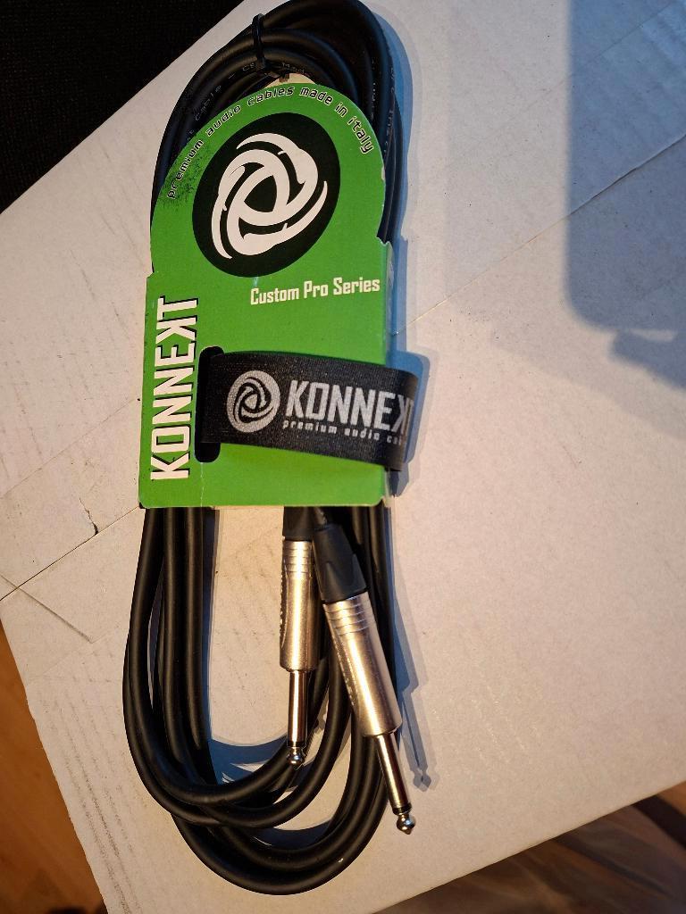 premium audio cables konnekt NC450 guitar cable neutrik jack, Enlèvement ou Envoi, Neuf, 2 à 5 mètres