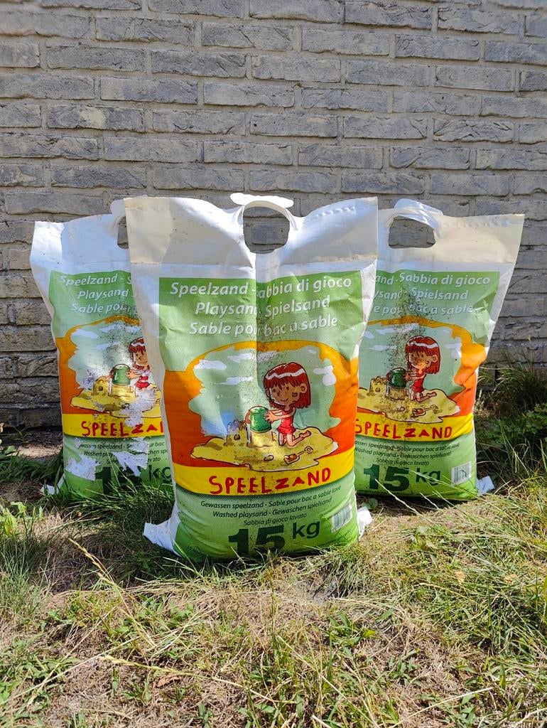 3 zakken speelzand, Ophalen, Nieuw