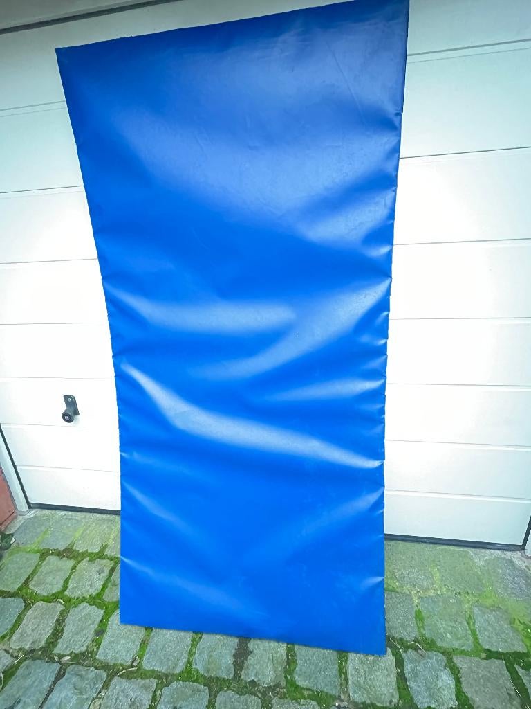 blauwe turnmat 200x100x5, Sport en Fitness, Ophalen, Gebruikt, Blauw, Materiaal