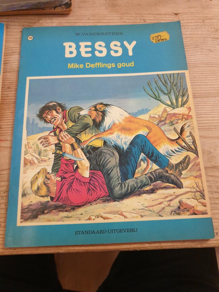 Bessy 104 d Mike Defflings goud MET STICKER winnetou &, Enlèvement ou Envoi, Comme neuf