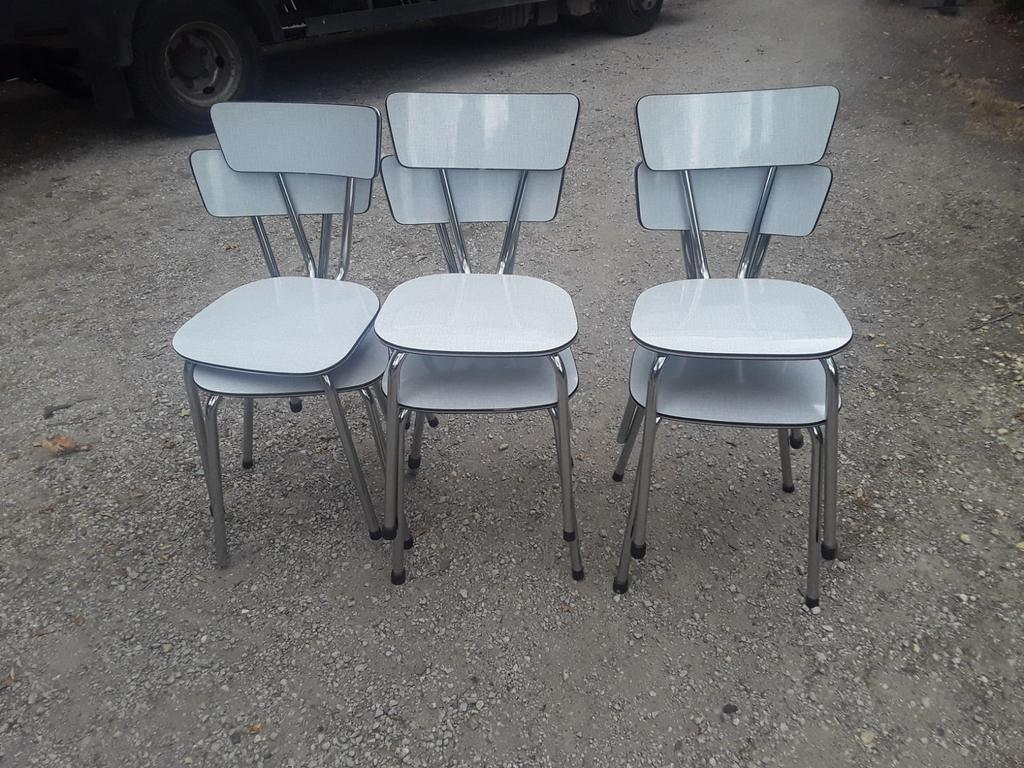 Keukentafel  met 6 stoelen, Huis en Inrichting, Ophalen of Verzenden, Zo goed als nieuw