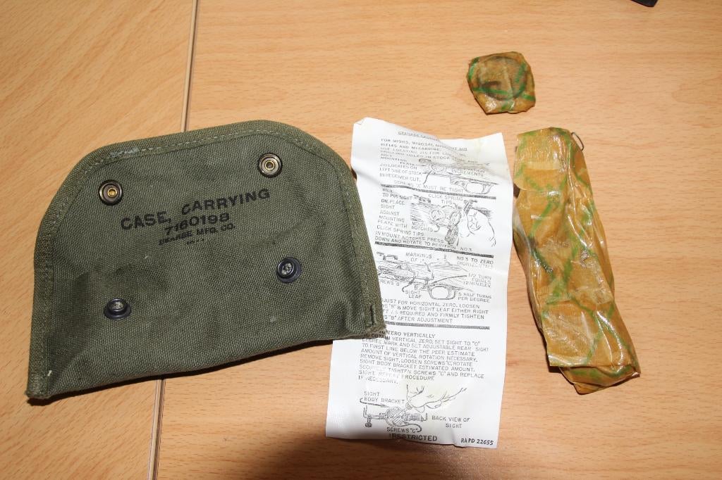 US WW2 "Rifle Grenade Sight M15" daté 1944 (NOS), Collections, Envoi, Armée de terre, Vêtements ou Chaussures