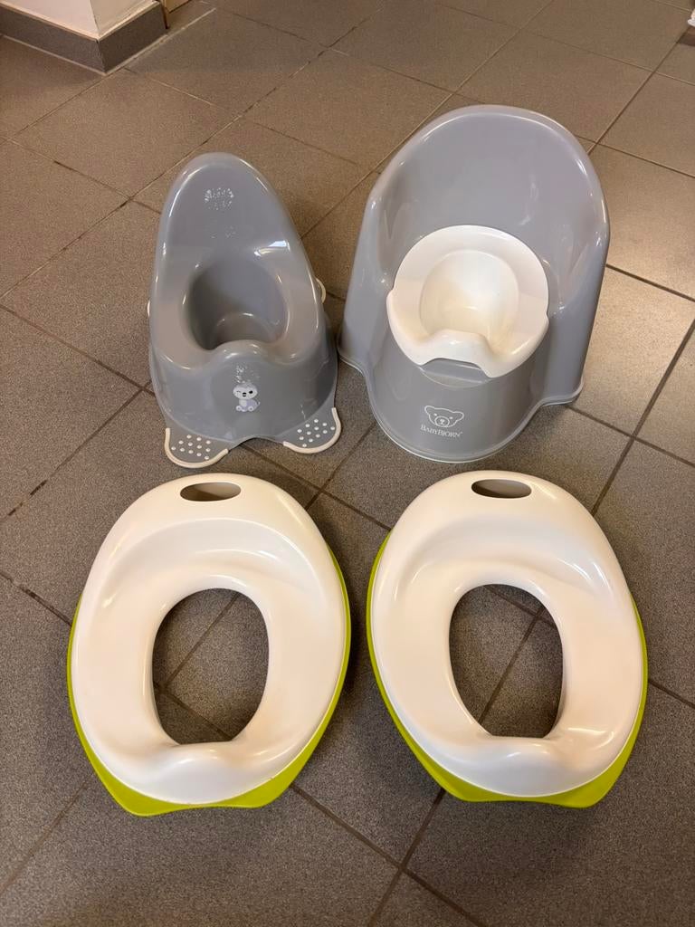 2 potjes + 2 brilverkleiners, Ophalen, Gebruikt