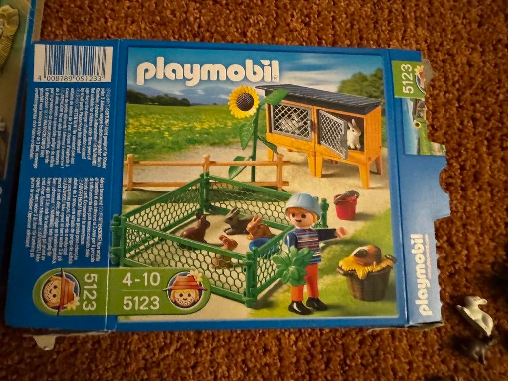 Clapier à lapins Playmobil 5124, Enlèvement ou Envoi, Utilisé