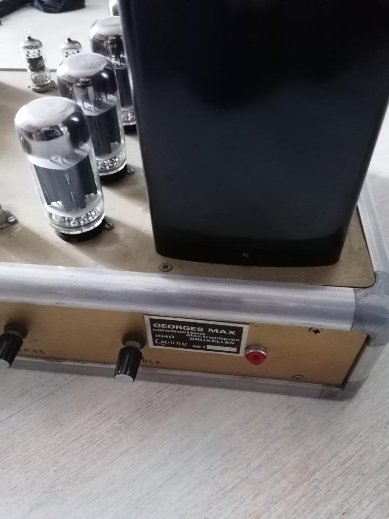 AMPLIFICATEUR GEORGES MAX 50W RMS - TUBES, TV, Hi-fi & Vidéo, Enlèvement, Amplificateur