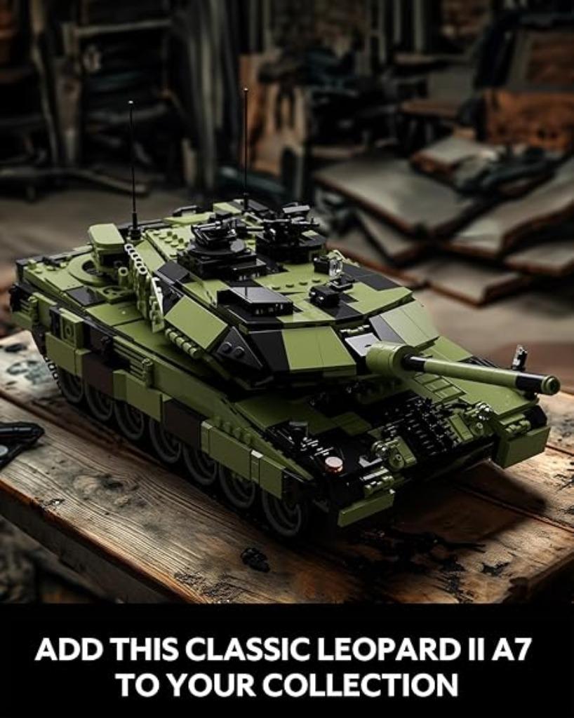 Nifeliz Char Leopard II A7 Militaire bouwset | Nieuw, Overige merken, Tank, -, Verzenden