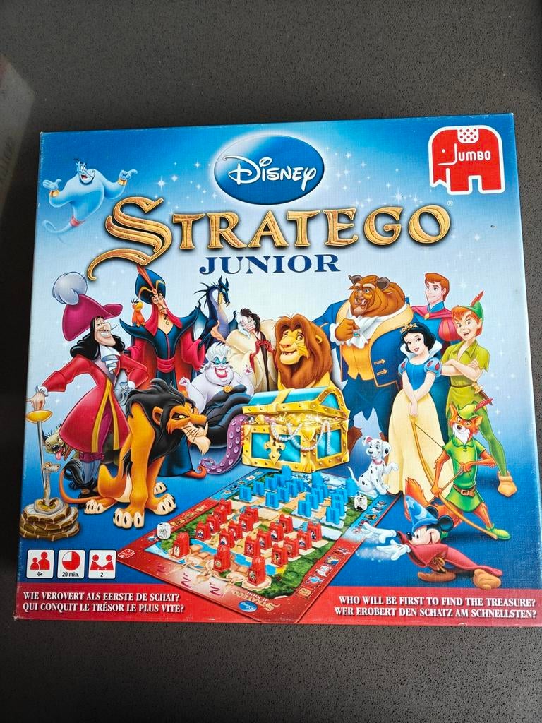 Bordspel Stratego junior (Disney), Een of twee spelers, Ophalen, Zo goed als nieuw