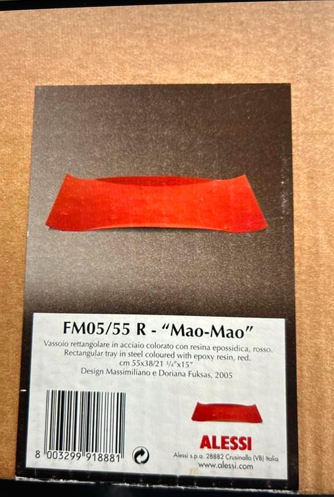 Mao Mao schaal Alessi, Huis en Inrichting, Woonaccessoires | Dienbladen, Ophalen, Nieuw, Metaal