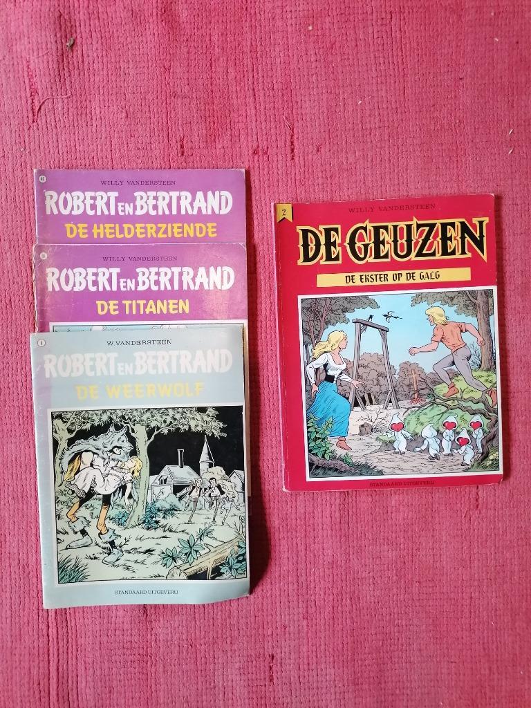 Robert en Bertrand & De Geuzen, Meerdere stripboeken, Ophalen, Gelezen, Willy Vandersteen