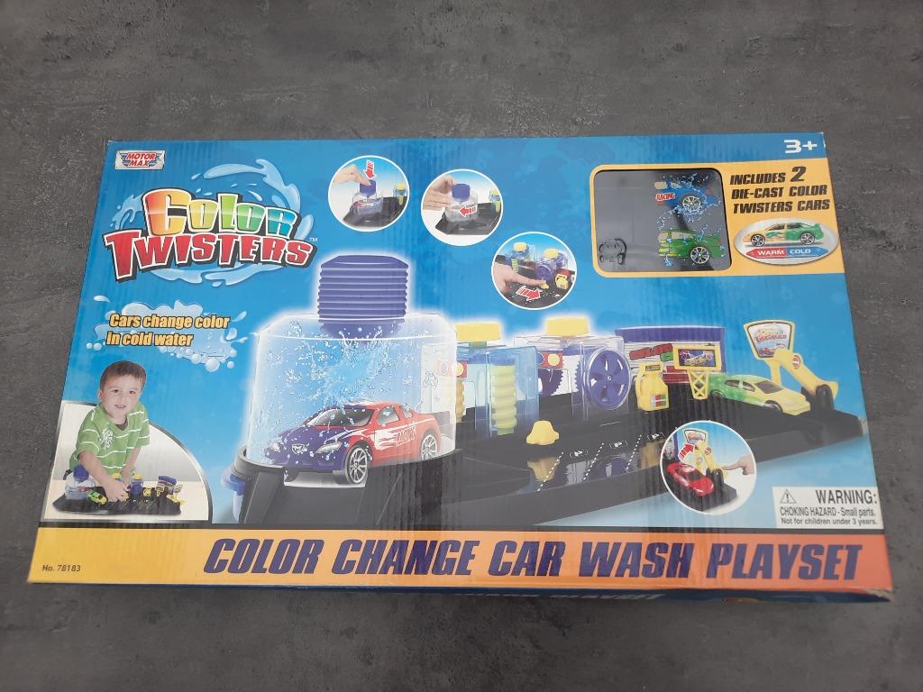 Color change car wash playset, Trois ou quatre joueurs, Enlèvement, Utilisé, Motor Max